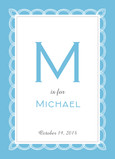 Blue Ribbon Frame 5x7 Folded Card