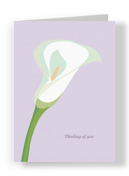 Calla Lily 5x7 Folded Card