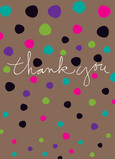 Dot Thanks 5x7 Folded Card
