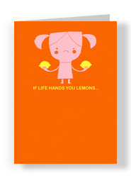 If Life Hands You Lemons 5x7 Folded Card