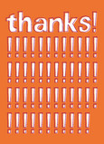 Eunthusiastic Thanks 5x7 Folded Card