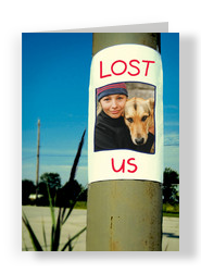 Lost Us 5x7 Folded Card