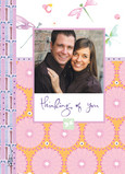 Pink Flower 5x7 Folded Card
