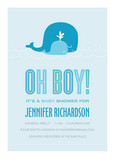 Whale Oh Boy 5x7 Flat Card