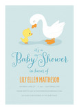 Duck Baby Shower 5x7 Flat Card