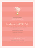 Pink Bridal Bouquet 5x7 Flat Card
