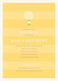 Yellow Bridal Bouquet 5x7 Flat Card