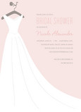 Pink Bridal Dress 5x7 Flat Card