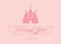 Princess Castle Thanks 5.25x3.75 Folded Card