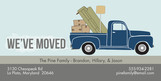 Moving Truck 8x4 Flat Card