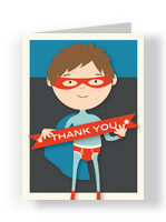 Superboy Thanks 3.75x5.25 Folded Card