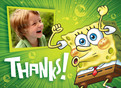 Spongebob Thanks 5.25x3.75 Folded Card