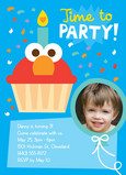 Elmo Time to Party 5x7 Flat Card