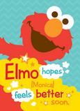 Elmo Hopes 5x7 Folded Card