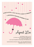 Heart Showers 5x7 Flat Card