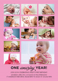 Pink Amazing Year 5x7 Flat Card