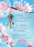 The Moment Is Right Now 5x7 Folded Card
