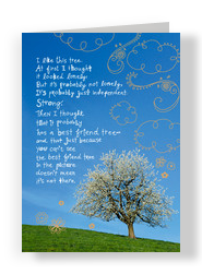 Best Friend Tree 5x7 Folded Card
