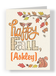 Happy Fall 5x7 Folded Card