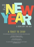 Ring in the New Year 5x7 Flat Card