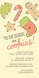 Holiday Sugar Cookies 4x8 Flat Card
