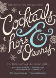 Holiday Cocktails 5x7 Flat Card