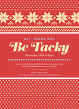 Ugly Sweater Party 5x7 Flat Card