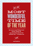 Most Wonderful Time 5x7 Flat Card