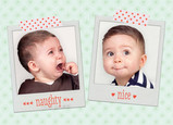 Christmas Polaroids 7x5 Folded Card