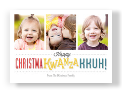 Christmakwanzakkuh 7x5 Flat Card