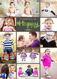 Year Full of Happy 5x7 Folded Card