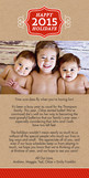 Happy 2012 Holidays 4x8 Flat Card