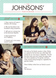 Blue Stripe Review 5x7 Flat Card