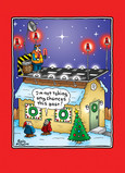 Christmas Landing Strip 5x7 Folded Card