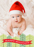 Holiday Trees Overlay 5x7 Folded Card