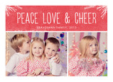 Coral Peace Banner 7x5 Flat Card
