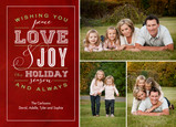 Forever and Always Holiday 7x5 Flat Card