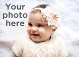 Blank Horizontal Photo Seasons Greetings Card 7x5 Folded Card