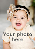 Blank Vertical Photo Seasons Greetings Card 5x7 Folded Card
