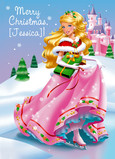 Christmas Princess 5x7 Folded Card