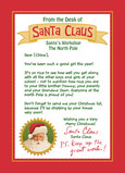 From the desk of Santa 5x7 Flat Card