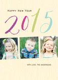 2013 Script 5x7 Flat Card