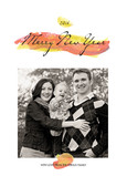 Yellow Merry Year 5x7 Flat Card