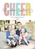 Colorful Cheer Year 5x7 Flat Card