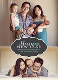 Circle Banner Year 5x7 Flat Card