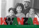 Happy Kwanzaa 7x5 Flat Card