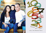 New Years Countdown 7x5 Flat Card