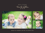 Welcome Twenty Thirteen 7x5 Flat Card