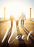 Script Noel Overlay 5x7 Flat Card