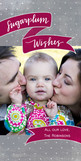 Sugarplum Wishes Banner 4x8 Flat Card
